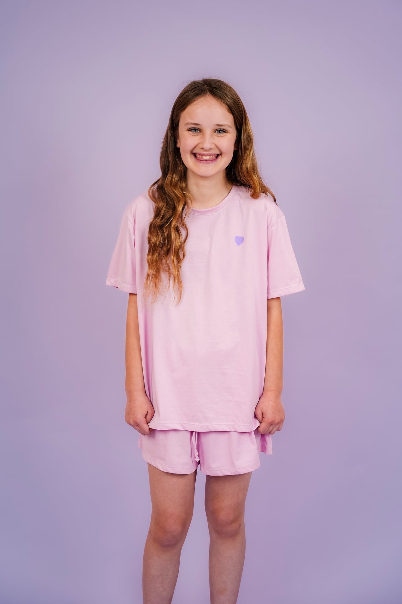 Hey Babe PJ Set- Pink