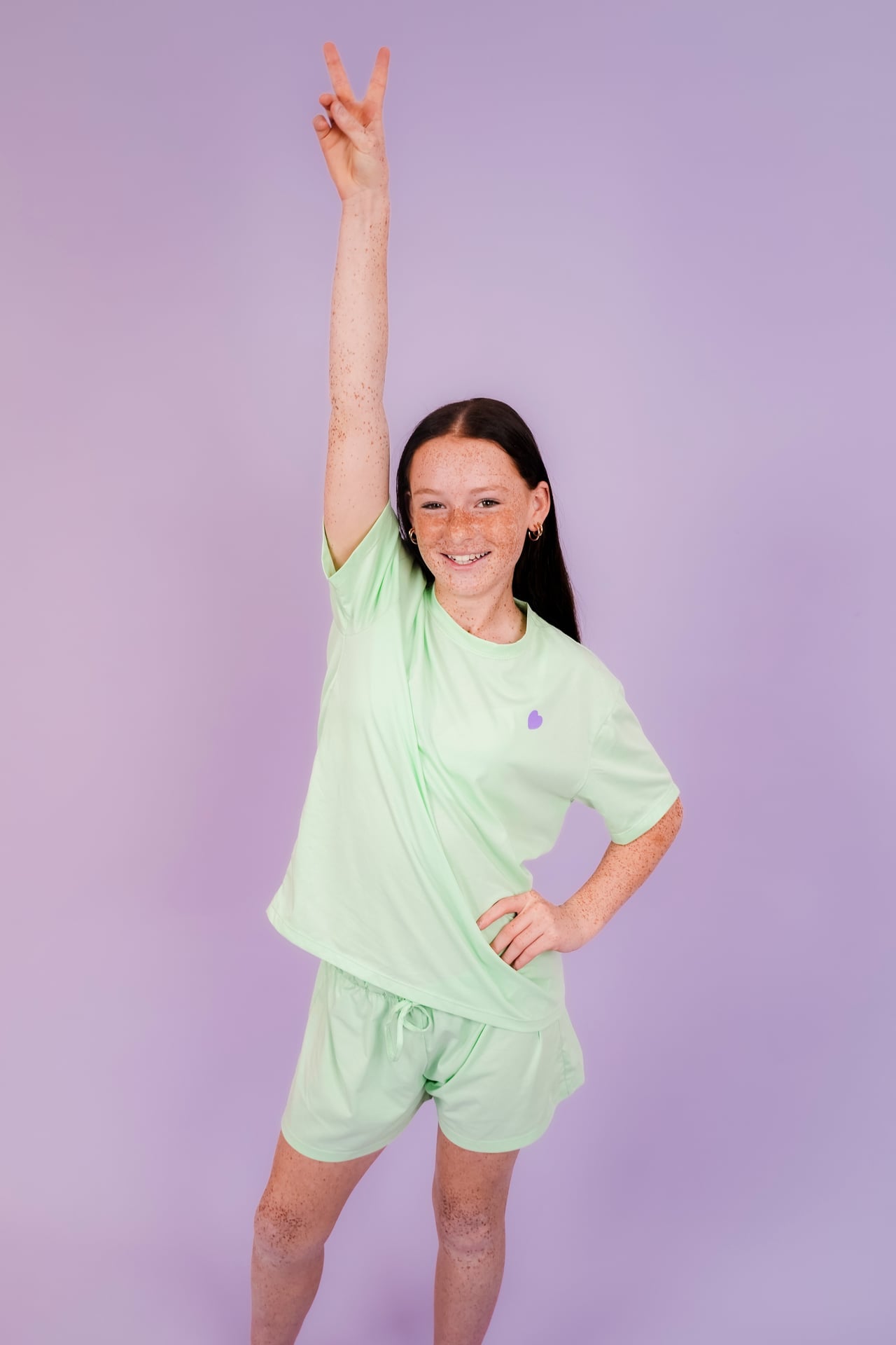 Hey Babe PJ Set- Green