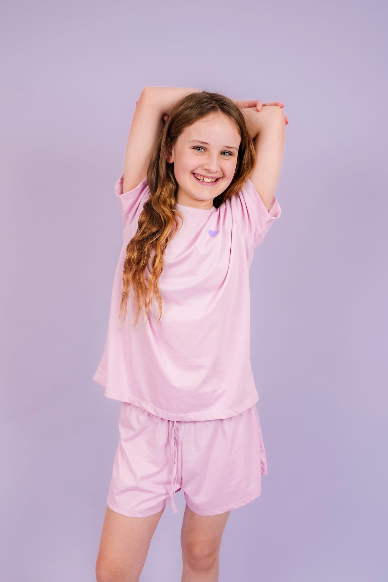 Hey Babe PJ Set- Pink