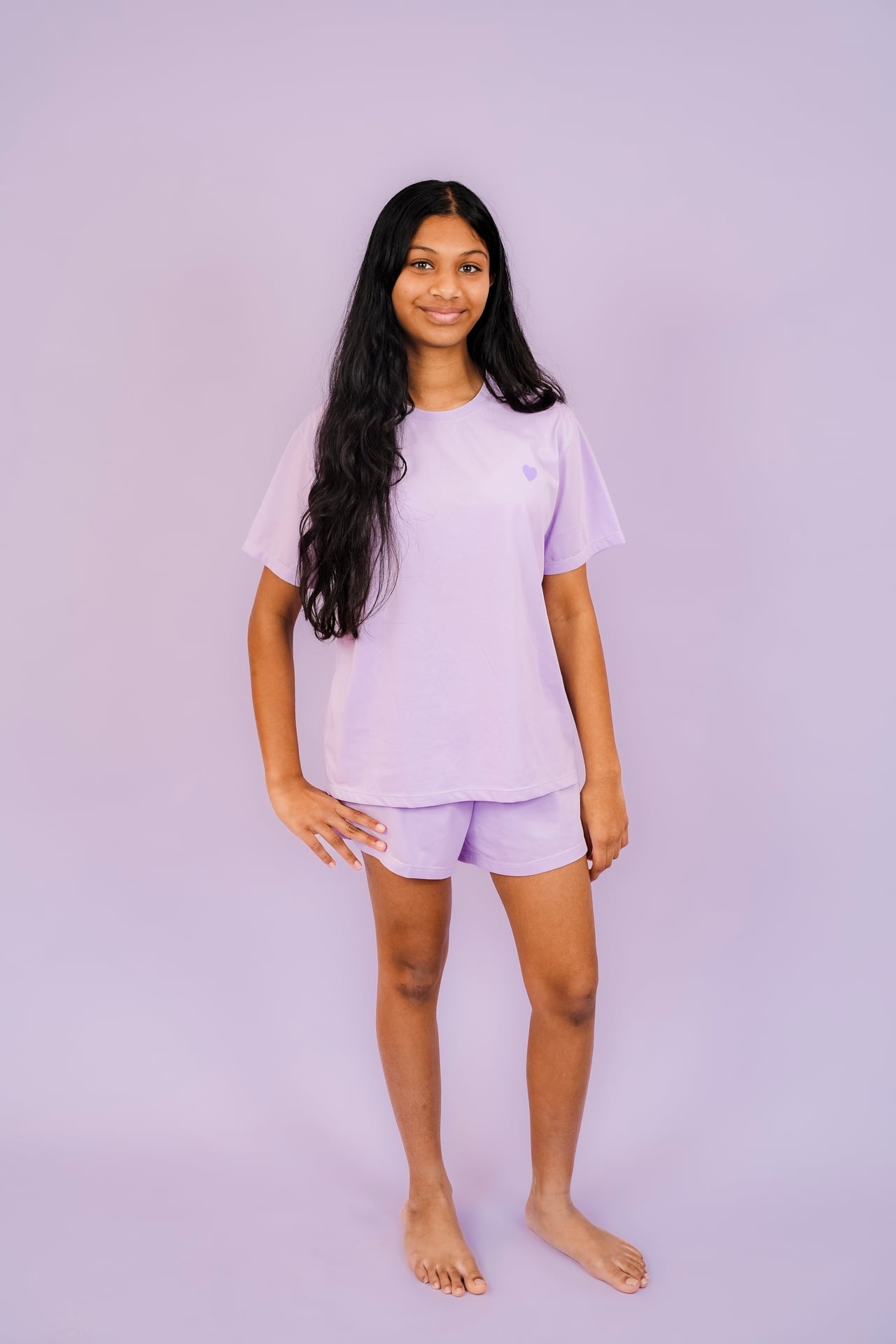 Hey Babe PJ Set- Purple